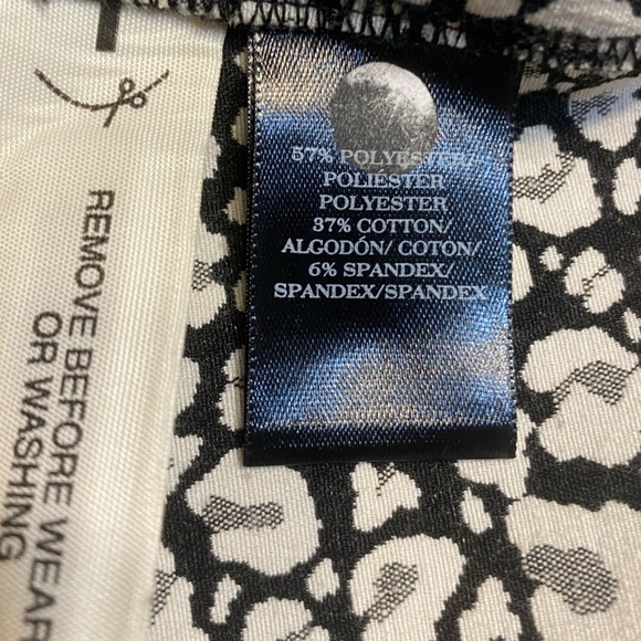 Ann Taylor Contrasting Color cheetah Print Pencil Skirt Size‎ 6 - Picture 7 of 10